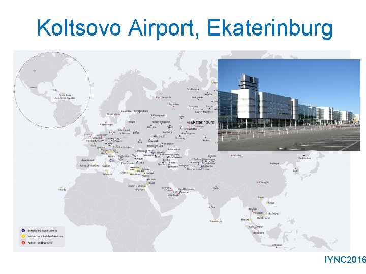 Koltsovo Airport, Ekaterinburg IYNC 2016 