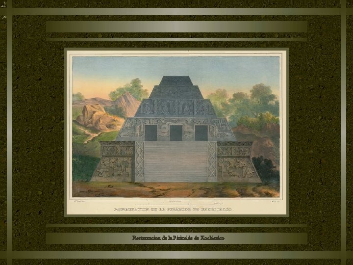 Restauracion de la Piràmide de Xochicalco 