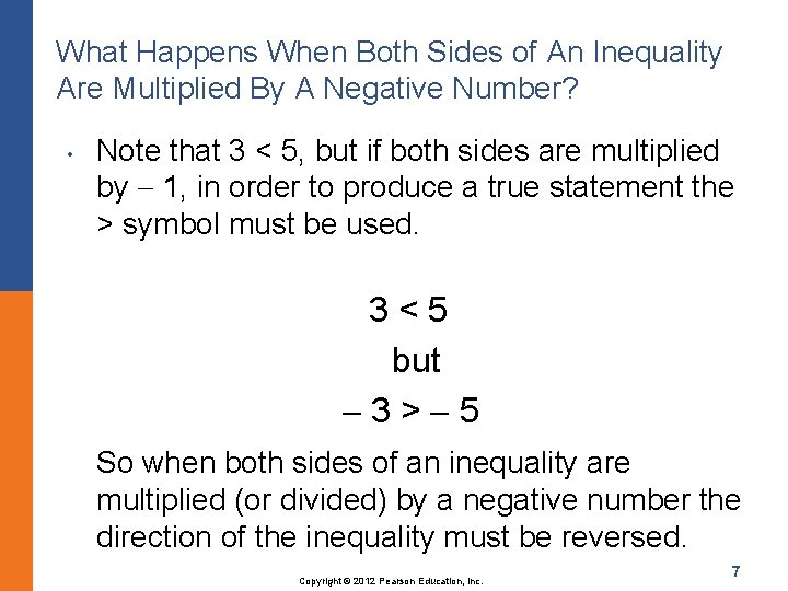 What Happens When Both Sides of An Inequality Are Multiplied By A Negative Number?