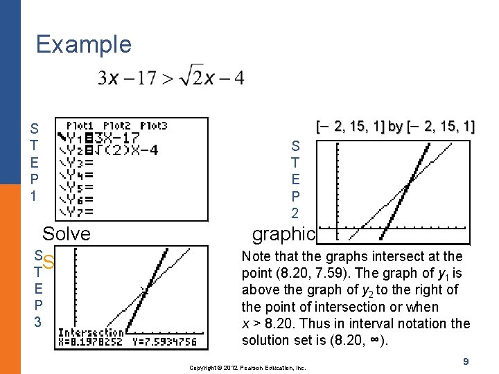 Example S T E P 1 Solve S Solution T E P 3 [