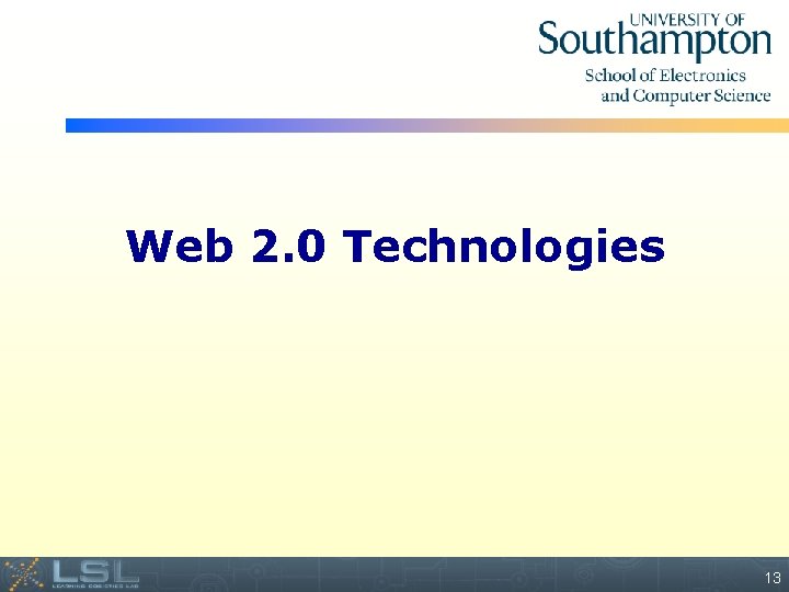 Web 2. 0 Technologies Event 13 