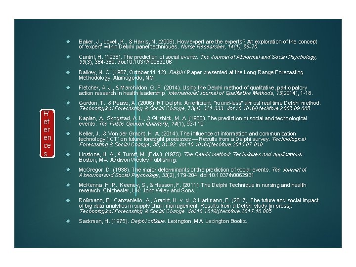 R ef er en ce s Baker, J. , Lovell, K. , & Harris,