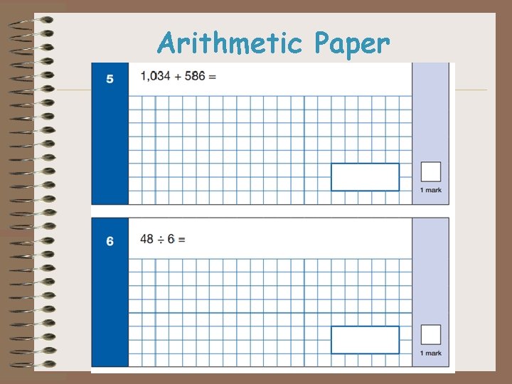 Arithmetic Paper 