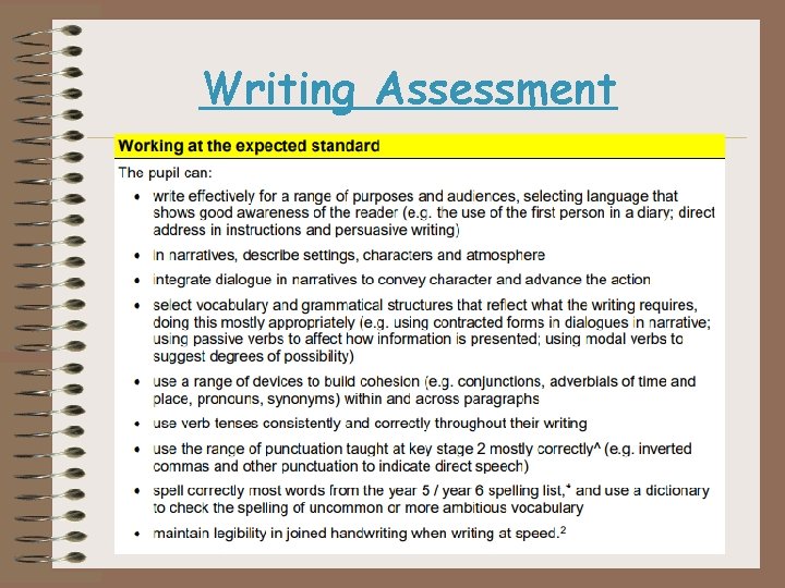 Writing Assessment 