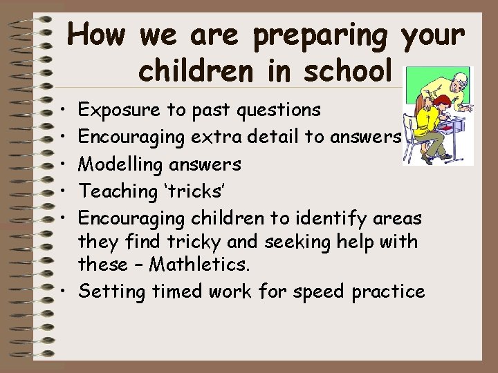 How we are preparing your children in school • • • Exposure to past