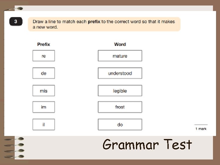 Grammar Test 