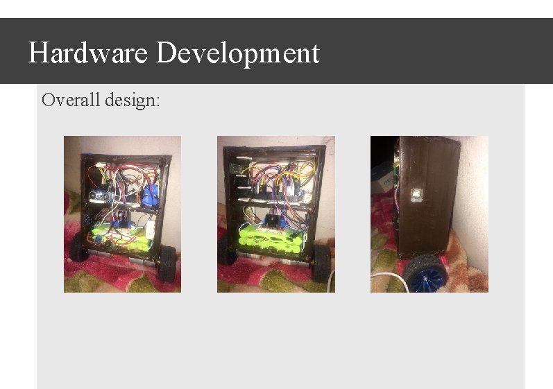 Hardware Development. Overall design: 