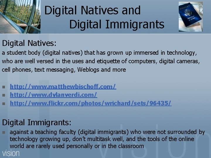 Building Connections Meaning blogs wikis and other powerful