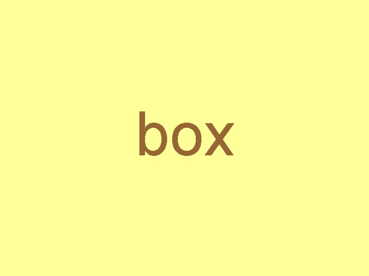 box 
