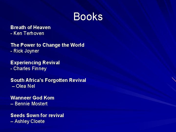 Books Breath of Heaven - Ken Terhoven The Power to Change the World -