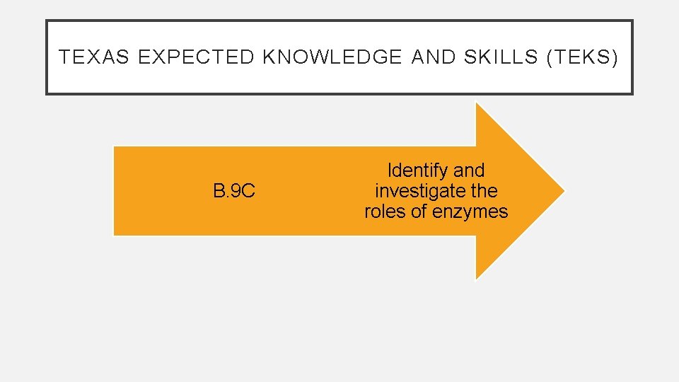 TEXAS EXPECTED KNOWLEDGE AND SKILLS (TEKS) B. 9 C Identify and investigate the roles