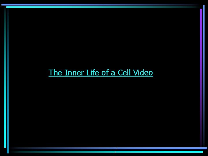 The Inner Life of a Cell Video 