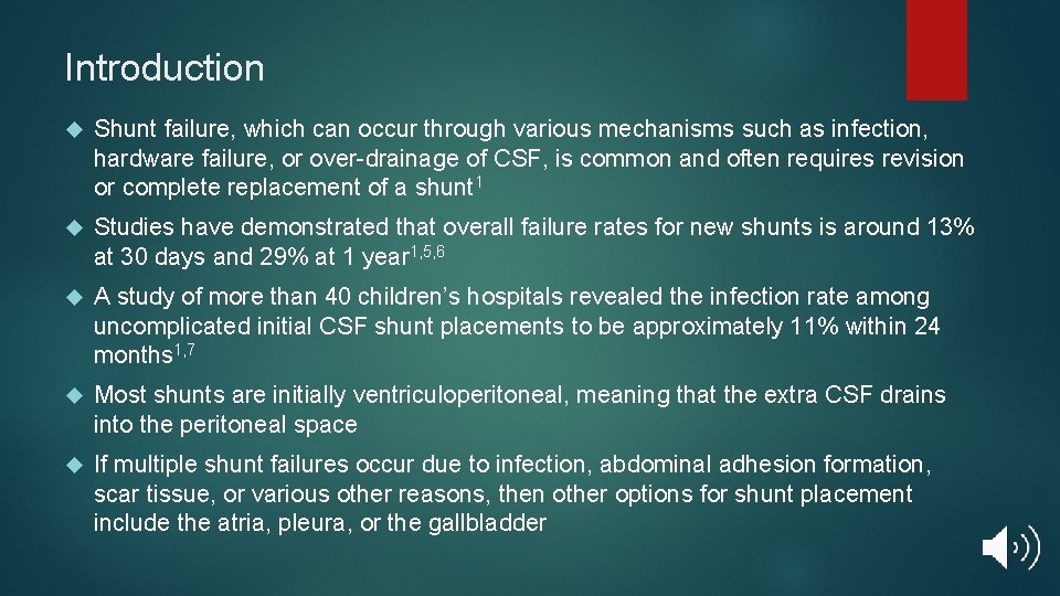 Introduction Shunt failure, which can occur through various mechanisms such as infection, hardware failure,