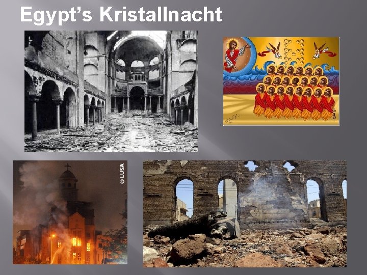 Egypt’s Kristallnacht 