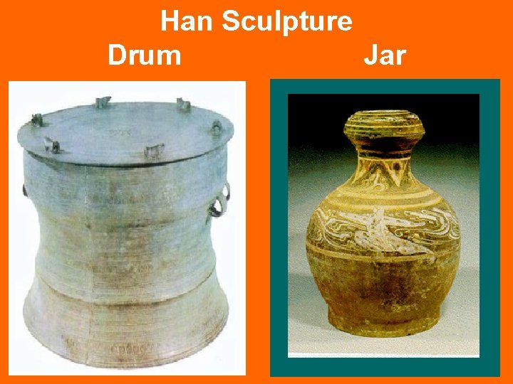 Han Sculpture Drum Jar 