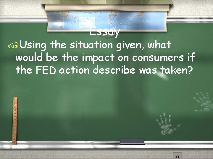 /Using Essay the situation given, what would be the impact on consumers if the