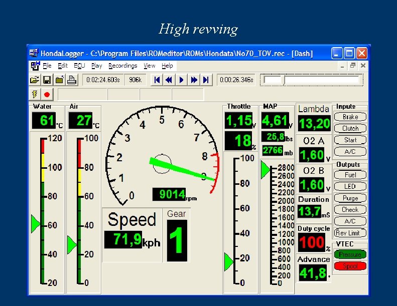 High revving 