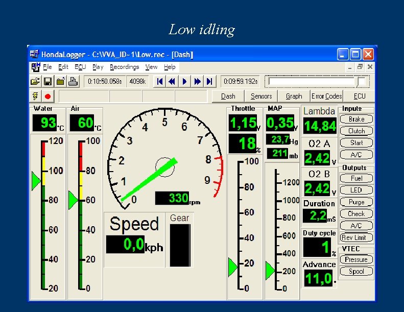 Low idling 