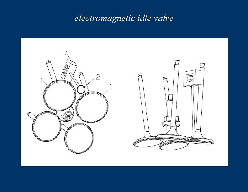 electromagnetic idle valve 