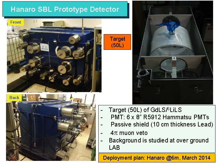 Hanaro SBL Prototype Detector Target (50 L) - Target (50 L) of Gd. LS/6