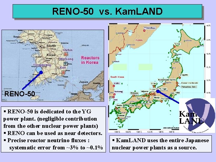 RENO-50 vs. Kam. LAND RENO-50 § RENO-50 is dedicated to the YG power plant.