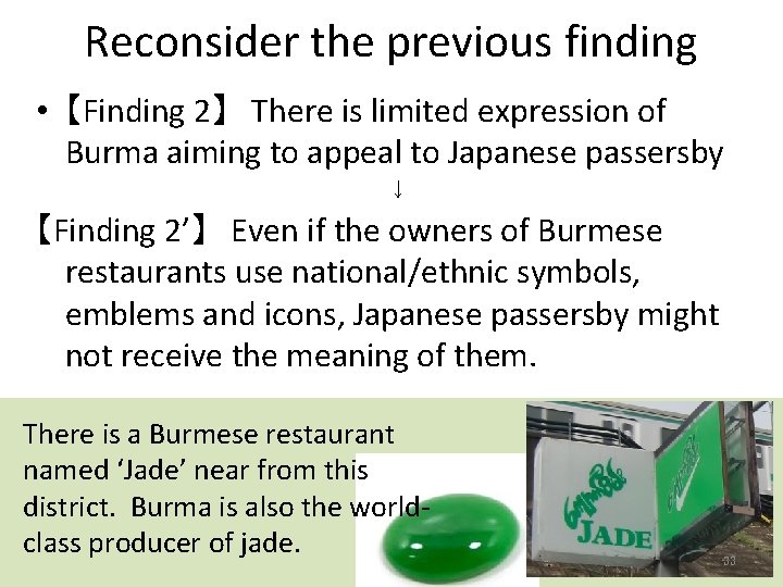 Reconsider the previous finding • 【Finding 2】 There is limited expression of Burma aiming