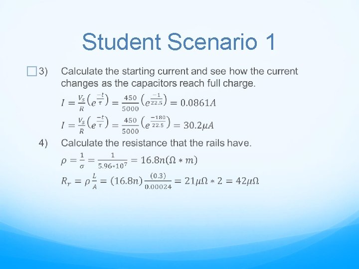 Student Scenario 1 � 