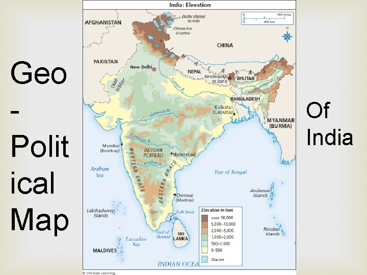 Geo Polit ical Map Of India 