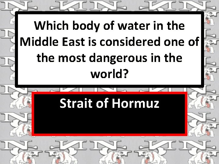 Which body of water in the Middle East is considered one of the most