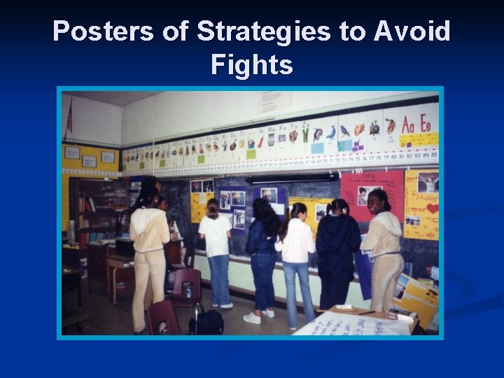 Posters of Strategies to Avoid Fights 