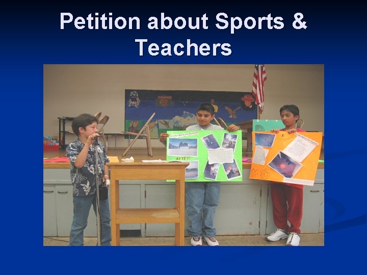 Petition about Sports & Teachers 