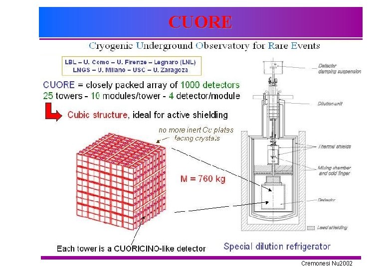 CUORE Cremonesi Nu 2002 