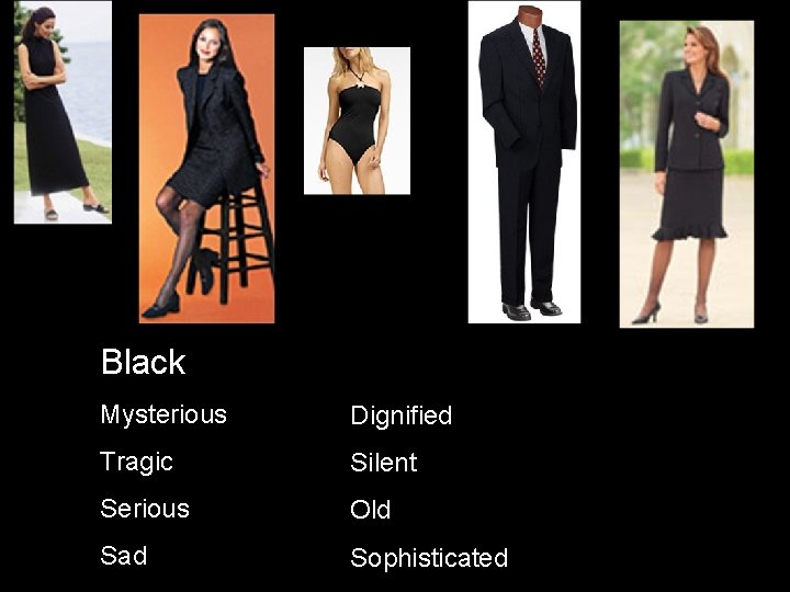 Black Mysterious Dignified Tragic Silent Serious Old Sad Sophisticated 