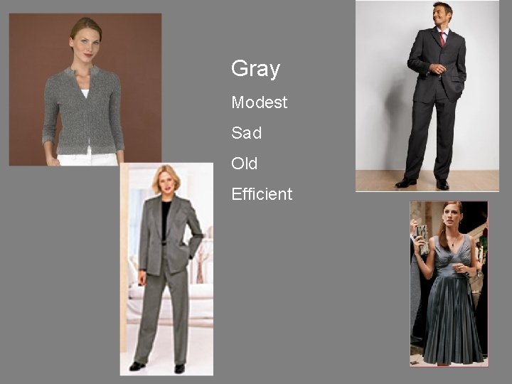 Gray Modest Sad Old Efficient 