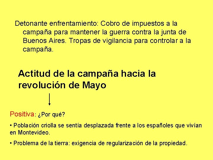 Detonante enfrentamiento: Cobro de impuestos a la campaña para mantener la guerra contra la