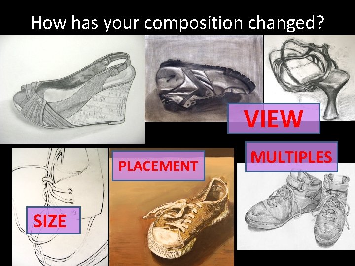 How has your composition changed? VIEW PLACEMENT SIZE MULTIPLES 