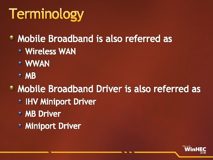 Windows 7 Mobile Broadband APIs For Application Development