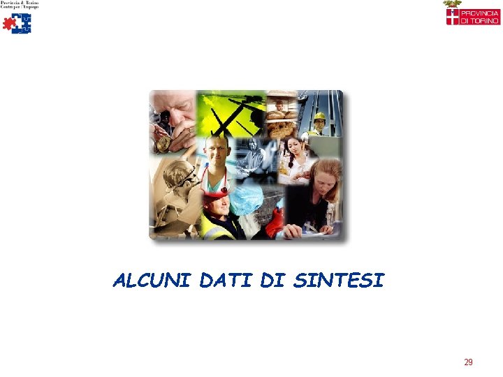 ALCUNI DATI DI SINTESI 29 