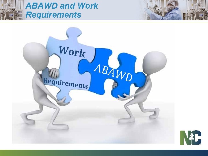 ABAWD and Work Requirements Work Require ABA ments WD 2 
