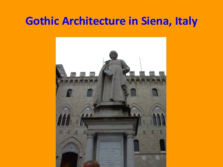 Gothic Architecture in Siena, Italy 