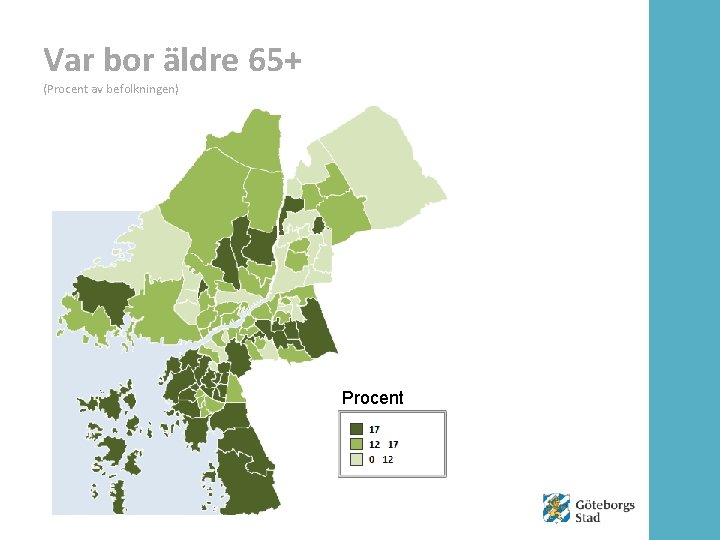 Var bor äldre 65+ (Procent av befolkningen) Procent 