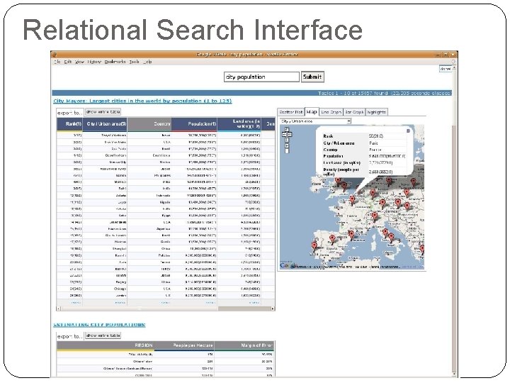 Relational Search Interface 