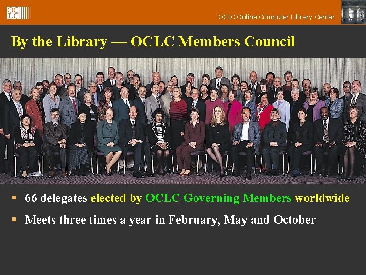 OCLC Online Computer Library Center By the Library — OCLC Members Council § 66