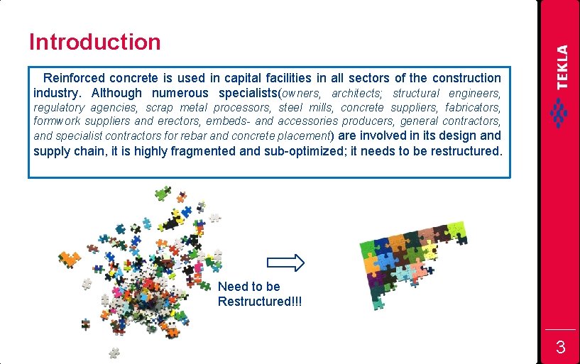 Introduction Reinforced concrete is used in capital facilities in all sectors of the construction