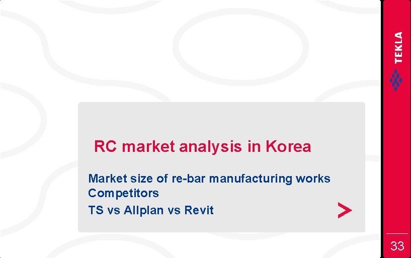 RC market analysis in Korea Market size of re-bar manufacturing works Competitors TS vs