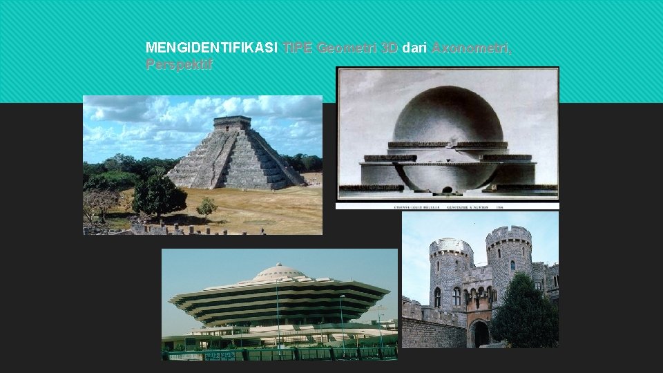 MENGIDENTIFIKASI TIPE Geometri 3 D dari Axonometri, Perspektif 