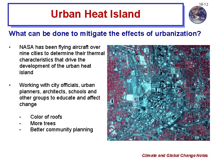 18 -12 Urban Heat Island What can be done to mitigate the effects of