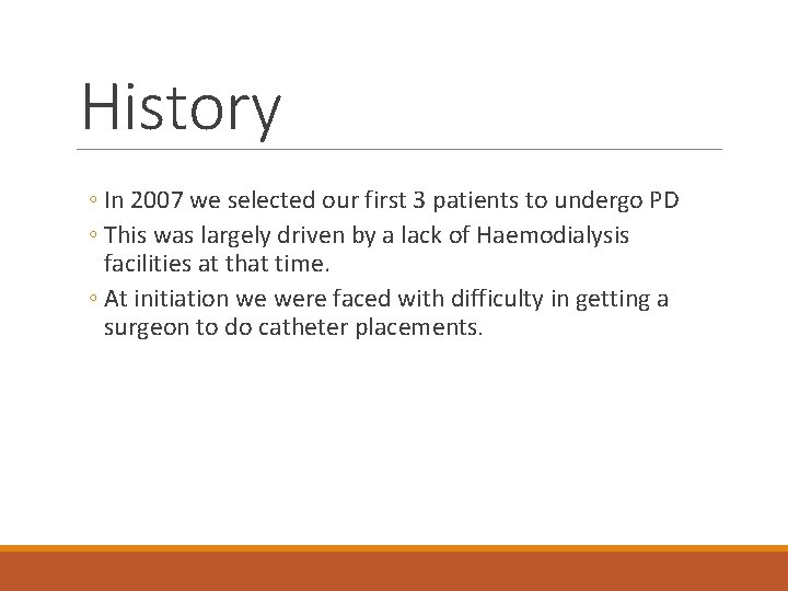 PERITONEAL DIALYSIS Trinidad Tobago 11 th Annual International