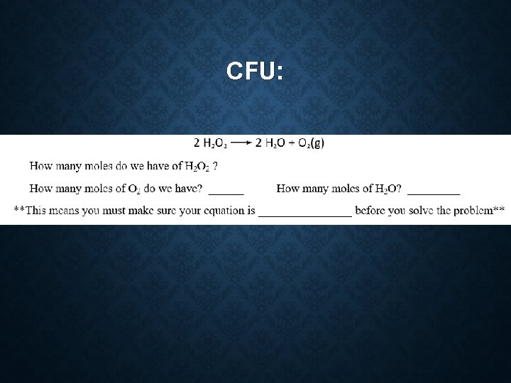 CFU: 