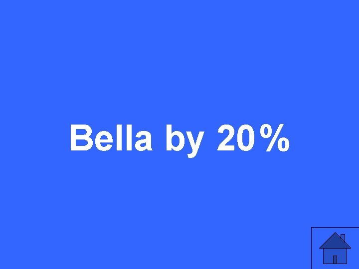 Bella by 20 % 